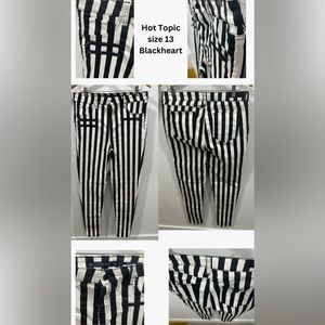 Hot topic Size 13
Blackheart striped pants